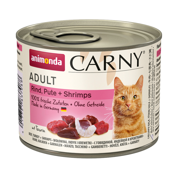 Animonda Cat Dose Carny Adult Rind & Pute & Shrimps 200g