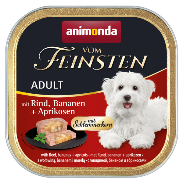 Animonda Dog Vom Feinsten Schlemmerkern mit Rind, Bananen & Aprikosen 150g