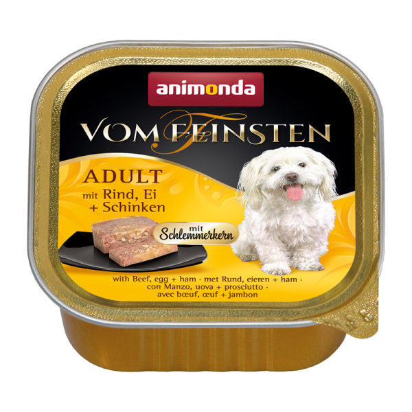 Animonda Dog Vom Feinsten Schlemmerkern mit Rind, Ei & Schinken 150g
