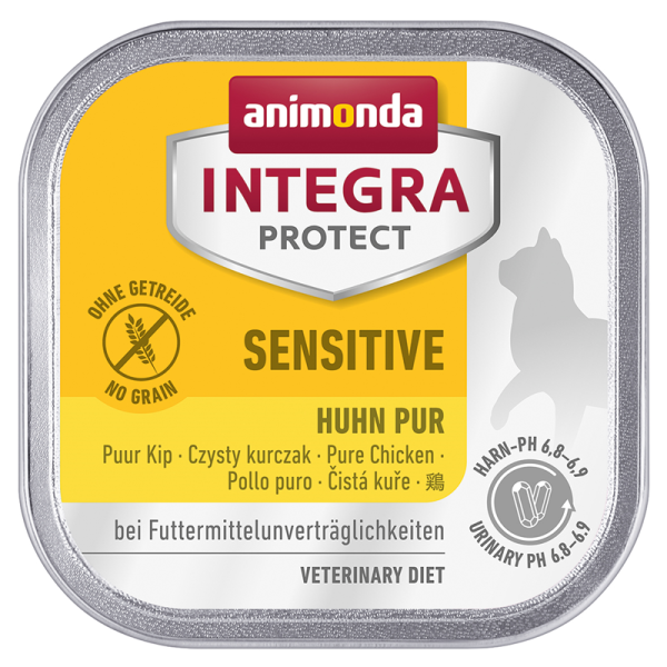 Animonda Cat Schale Integra Protect Sensitiv mit Huhn pur 100g