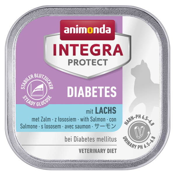 Animonda Cat Schale Integra Protect Diabetes mit Lachs 100g