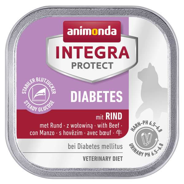 Animonda Cat Schale Integra Protect Diabetes mit Rind 100g