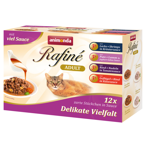 Animonda Cat Portionsbeutel Rafine Soupé im Multipack 12 x 100g