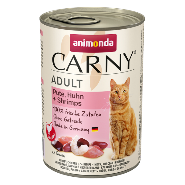 Animonda Cat Dose Carny Adult Pute & Huhn & Shrimps 400g