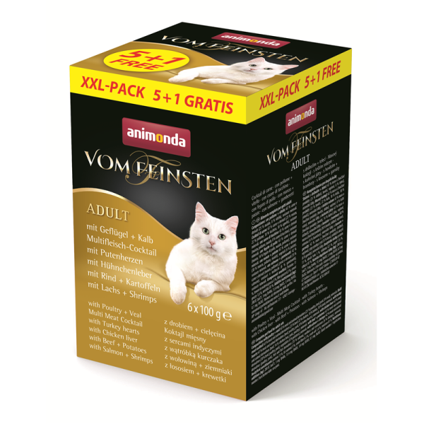 Animonda Cat vom Feinstem Adult 5+1 Mixpack 6x100g