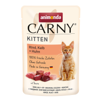 Animonda Cat Portionsbeutel Carny Kitten Rind, Kalb +...