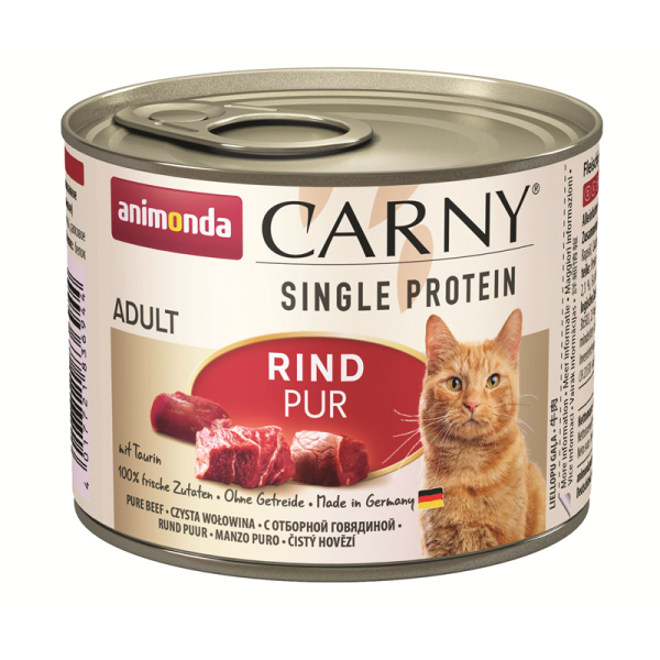 Animonda Cat Dose Carny Adult Single Protein Rind pur 200g