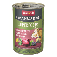 Animonda Dog Dose GranCarno Adult Superfood Rind+Rote...