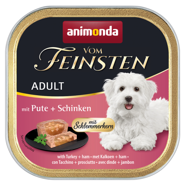Animonda Dog Vom Feinsten Schlemmerkern mit Pute & Schinken 150g