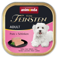 Animonda Dog Vom Feinsten Adult Pute & Schinken 150g,...