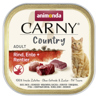 Animonda Cat Schale Carny Country Adult Rind, Ente +...