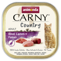 Animonda Cat Schale Carny Country Adult Rind, Lamm +...
