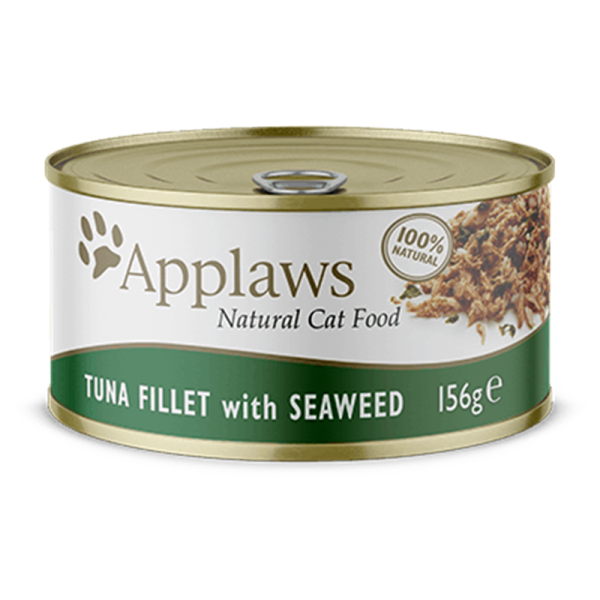 Applaws Katzen Nassfutter mit Thunfischfilets & Meeresalgen 156 g