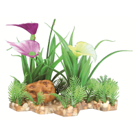 Trixie Kunststoffpflanze im Kiesbett 13 cm