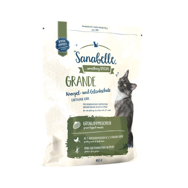 Sanabelle Grande 400 g, Sanabelle Grande wurde speziell für ausgewachsene Katzen großer Rassen entwickelt
