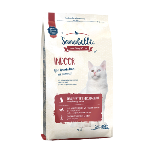 Sanabelle Indoor Fasan 2 kg, Sanabelle Indoor ist eine bekömmliche und schmackhafte Vollnahrung speziell für Katzen, die im Haus leben (indoor).