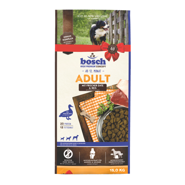 Bosch Adult Ente & Reis 15 kg