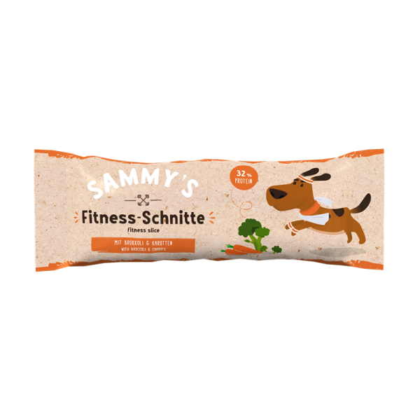 Sammys Fitness-Schnitte mit Brokkoli & Karotten 25g