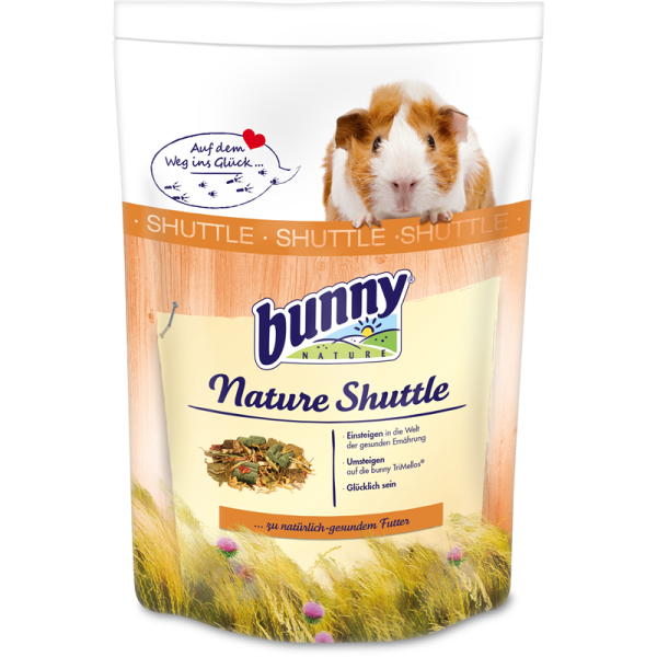 Bunny Nature Shuttle Meerschweinchen 600 g, Alleinfuttermittel für Meerschweinchen ab dem 5. Lebensmonat