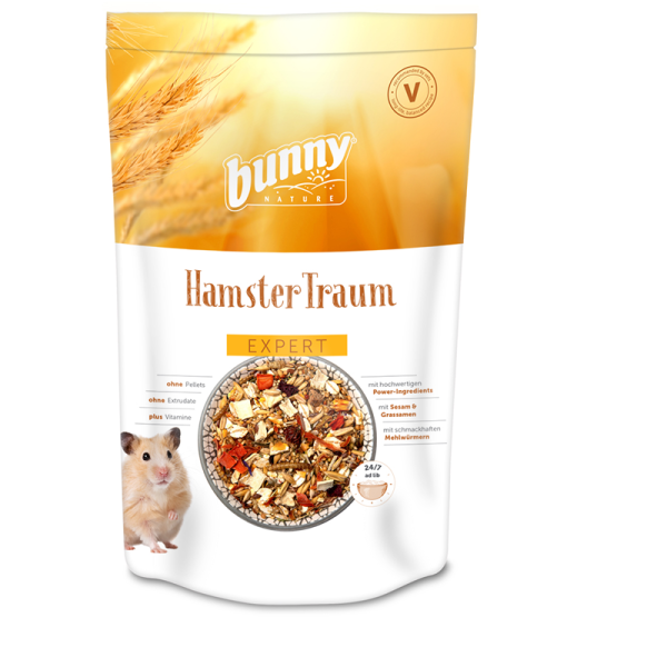 Bunny Hamster Traum Expert 500 g, Alleinfuttermittel für Hamster.