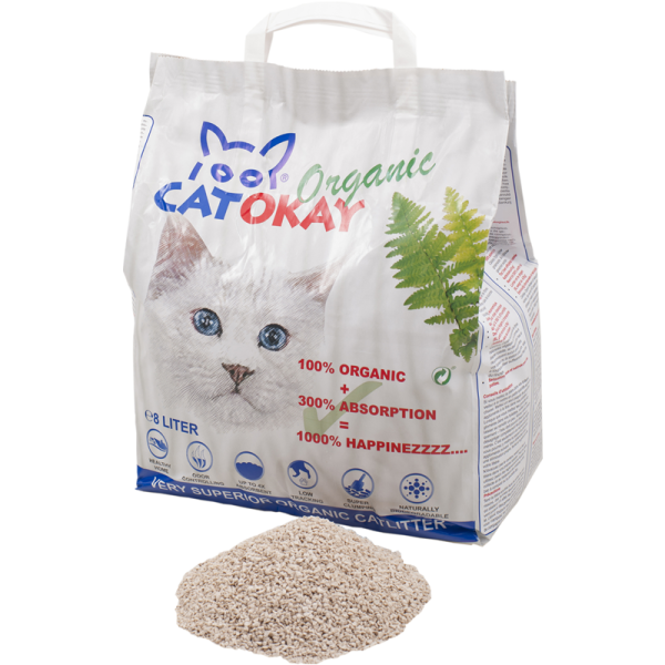 CatOkay Organic Katzenstreu 8 Liter