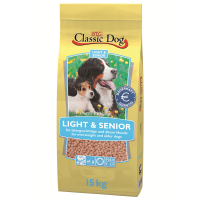 Classic Dog Light & Senior 15kg, Hundetrockenfutter...