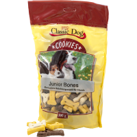 Classic Dog Snack Cookies Junior Bones 500g,...