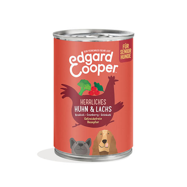 Edgard & Cooper Dog Huhn & Lachs Senior 400 g