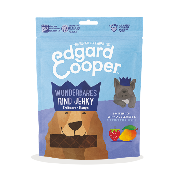 Edgard & Cooper Dog Jerky Rind 150 g