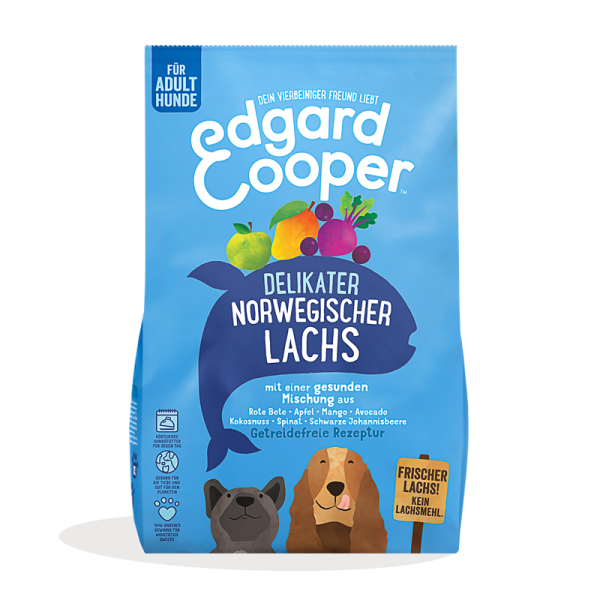 Edgard & Cooper Dog Lachs Adult 12 kg, Hunde Trockenfutter