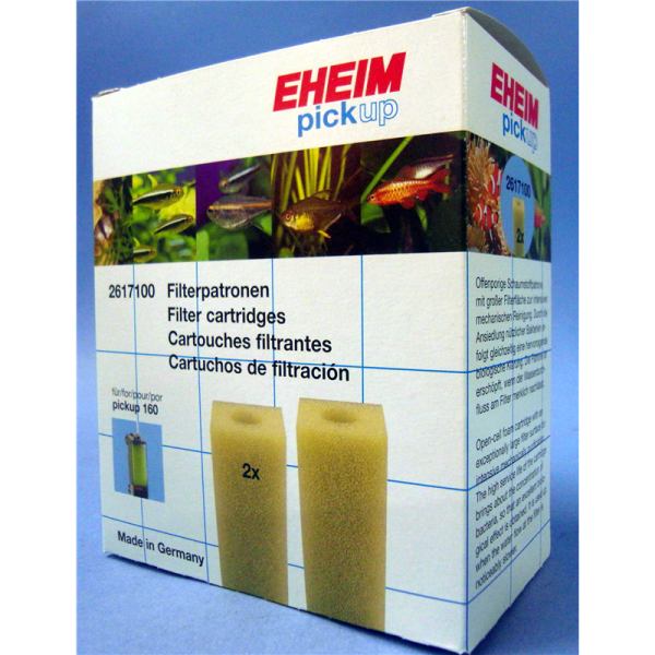 EHEIM Filterpatrone für Filter 2010 und pickup 160 2Stück, Filterpatronen mit hoher Standzeit
