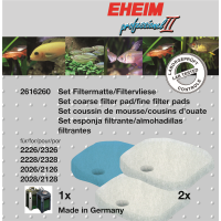 EHEIM Set 1 x Filtermatte & 2 x Filtervlies für...