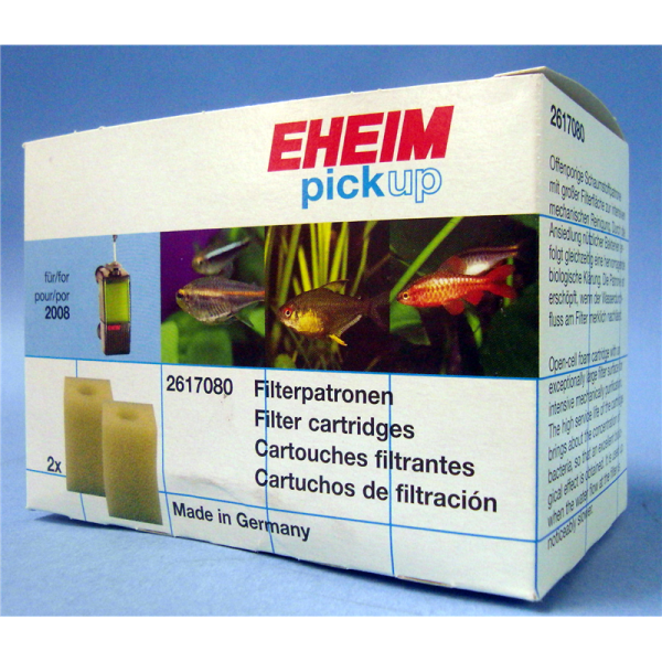 EHEIM Filterpatrone für Filter 2008 und pickup 60 2 Stück, Filterpatronen mit hoher Standzeit