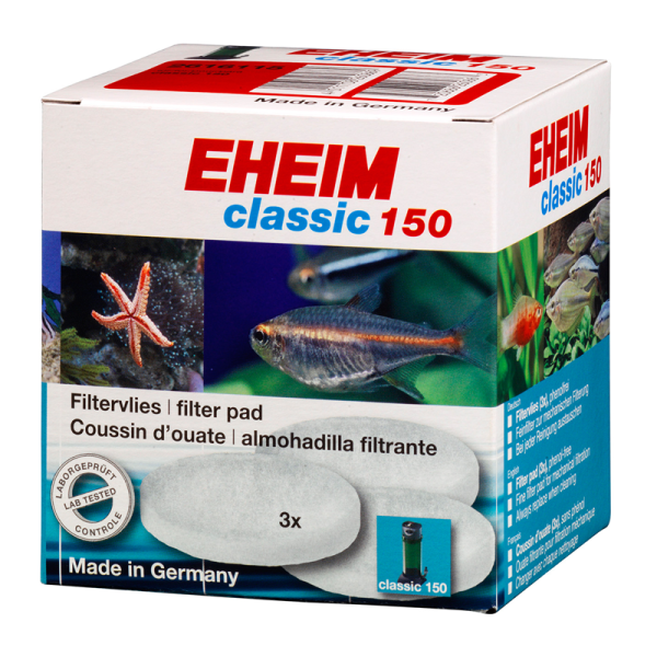 EHEIM Filtervlies für classic 150  / 3 Stück, Aquariumzubehör