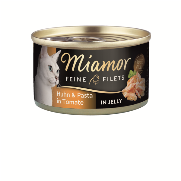 Miamor Feine Filets Huhn & Pasta 100g, Enthält keine anderen Fleisch- und Fischsorten als mit der Sorte genannt