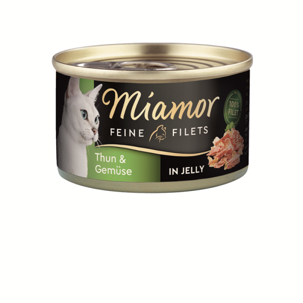 Miamor Feine Fil Thunfisch & Gemüse 100g, Enthält keine anderen Fleisch- und Fischsorten als mit der Sorte genannt