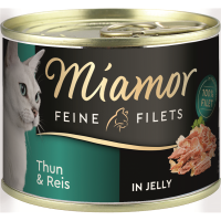 Miamor Feine Filets Thunfisch & Reis 185g Dose,...