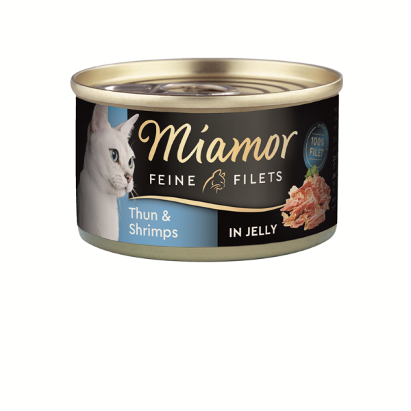 Miamor Feine Fil. Thunfisch & Shrimps100g, Enthält keine anderen Fleisch- und Fischsorten als mit der Sorte genannt