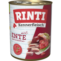 Rinti Kennerfleisch Ente 800g, Alleinfuttermittel...