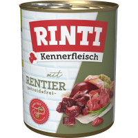Rinti Kennerfleisch Rentier 800g, Alleinfuttermittel...
