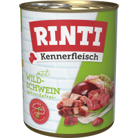 Rinti Kennerfleisch Wildschwein 800g, Alleinfuttermittel...
