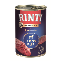Rinti Singlefleisch Exclusive Ross Pur 400g, Vollnahrung...