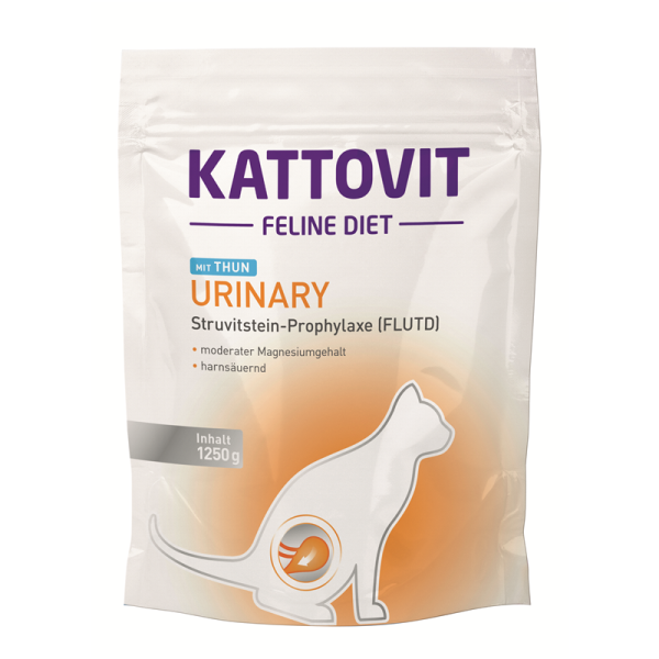 Kattovit Feline Diet Urinary Thunfisch 1250g, Diät-Alleinfuttermittel für Katzen