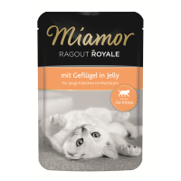 Miamor Ragout Royale Kitten Geflügel 100g, Ein...
