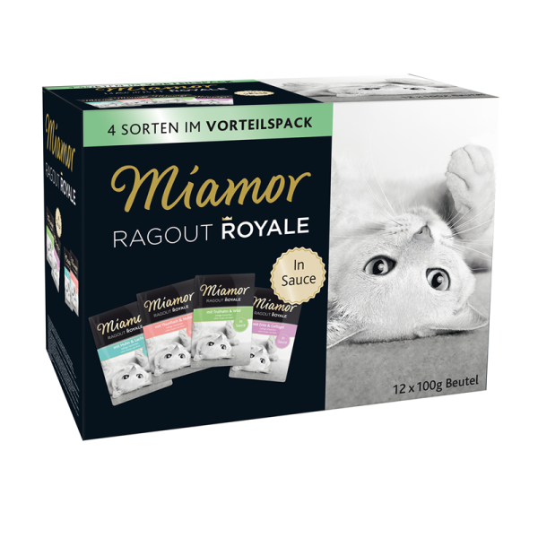 Miamor Ragout Royale Multi Mix Sauce 12x100g, Ein königlicher Katzengenuss