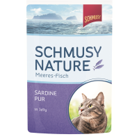 Schmusy Nature Fisch Sardine pur 100g, Fisch-Feine...
