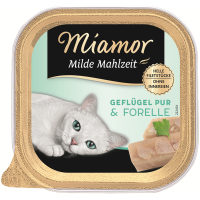 Miamor Milde Mahlzeit Geflügel & Forelle 100g,...