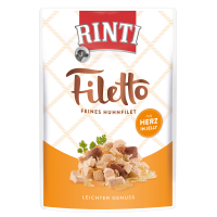 Rinti Filetto Jelly Huhn & Hühnerherz 100g,...