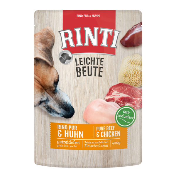 RINTI Leichte Beute Rind Pur + Huhn 400g