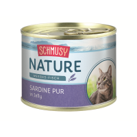 Schmusy Nature Meeres-Fisch Sardine pur 185g Dose,...